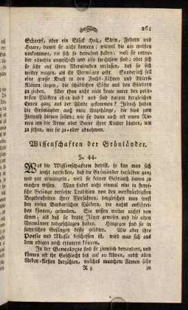 261-277, Wissenschaften der Grönländer.-Von der Begräbnis und Betrauerung der Todten.
