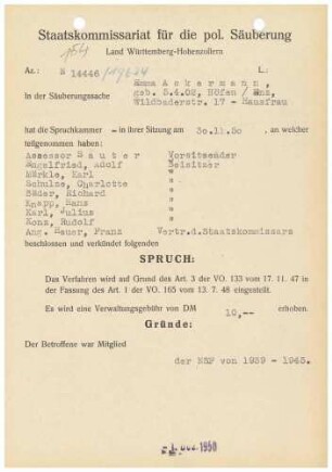 Ackermann, Emma
