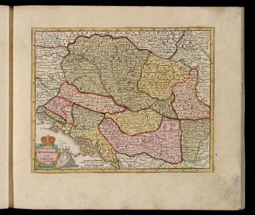Regnum Hungariæ cum contiguis regionibus