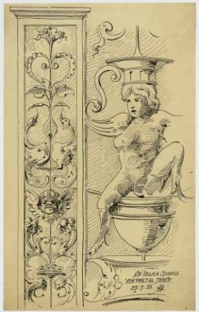 Sé velha zu Coimbra, Ornament vom Portal