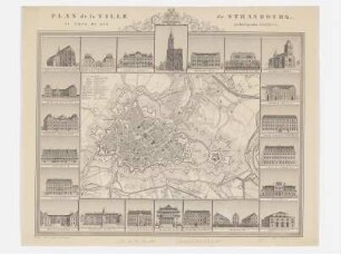 Plan de Ville Strasbourg