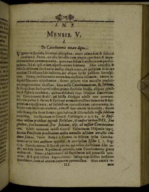 Mensis. V.