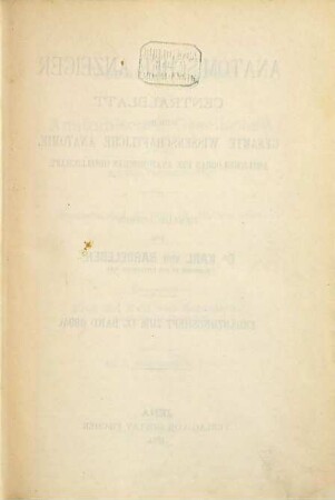 Verhandlungen der Anatomischen Gesellschaft : ... Versammlung. 8, 8. 1894. Zu Strassburg