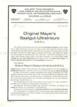 Saatgut-Ultratrieure