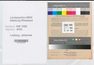 Entnazifizierung Johannes Losberg, geb. 08.02.1888 (Bauunternehmer)