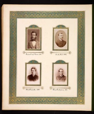 Niiles R. af Ursin. 1889, Erich Keil. 1880, Otto Krauske. 1880, Max Rothstein. 1880