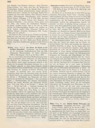 216-219 [Rezension] Räber, Hans, Othmar Spanns Philosophie des Universalismus