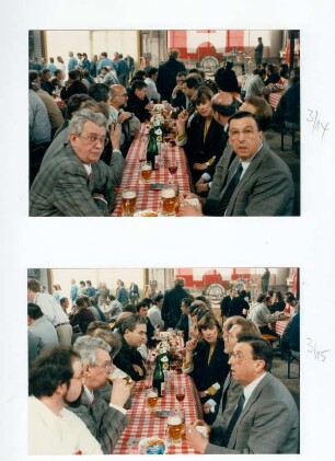 Verwaltungsgebäude Gehespitz, Grundsteinlegung und Richtfest, 18.04.1989