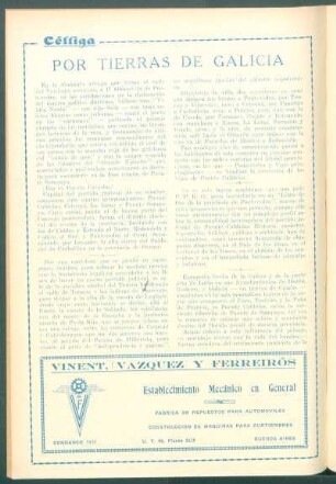 Por tierras de Galicia
