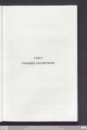 Part I Theories And Methods