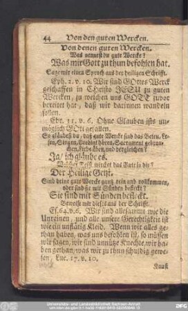 Von denen guten Wercken.