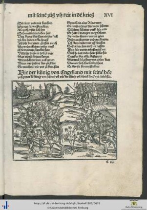 Wie der künig von Engelland mit seinem hör zoch gegen den künig von schotten / und wie der künig von schotten floch mit seinem hör