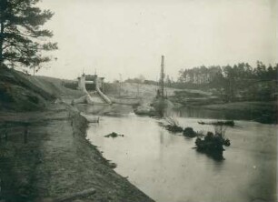 Bütow Staudamm Pommern, Deutschland, 1920