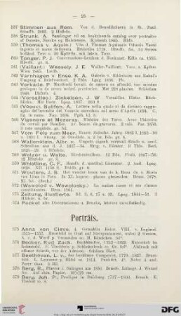 Porträts (Nr. 575-643)