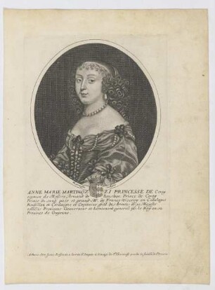 Bildnis der Anne Maria Martinozzi de Conty