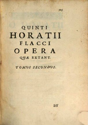 Quinti Horatii Flacci Opera, 2