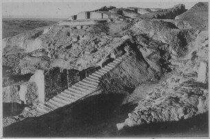 Uruk [Warka], Der "Weisse Tempel" Aufgang