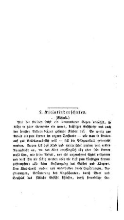 Kleinkinderschulen : (Schluss.)