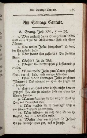 Am Sontage Cantate.