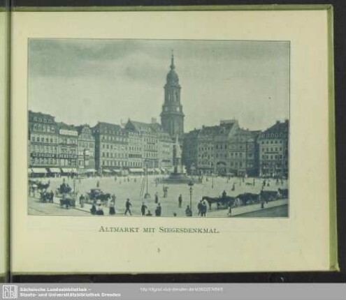 Altmarkt mit Siegesdenkmal