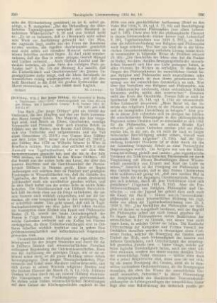 329-335 [Rezension] Dilthey, Wilhelm, Der junge Dilthey