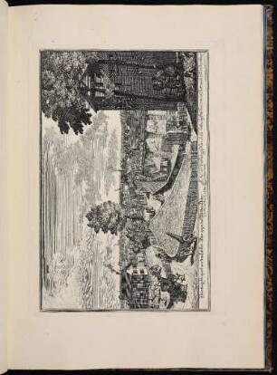 Nürnberg[ischer] Prospect vor dem Lauffer-Thor gegen das Wördher Thür[lein]. - Laufer Tor, Nürnberg; Wöhrder Türlein, Nürnberg; Hallerweiherhaus, Nürnberg; Siechenhaus Sankt Peter, Nürnberg