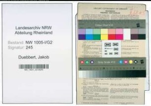 Entnazifizierung Jakob Duebbert , geb. 03.10.1905 (Schlosser)