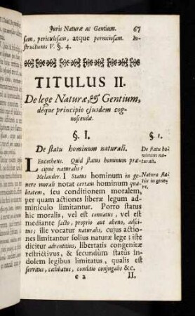 67-125, Titulus II.