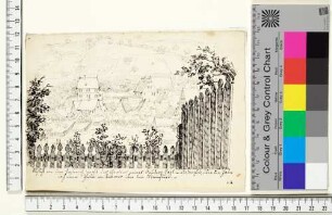 Blick vom Garten Karl Rottmanns in Rothenfels nach Zimmern am Main