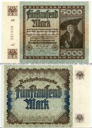 Deutsches Reich, 5.000 Mark