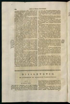 264-271, Dissertatio in Synodum et Canones Sardicenses.