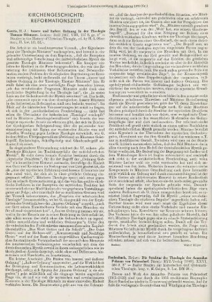 51-52 [Rezension] Goertz, Hans-Jürgen, Innere und äußere Ordnung in der Theologie Thomas Muentzers