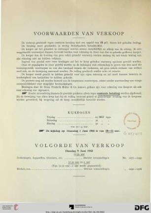 Voorwaarden van verkoop