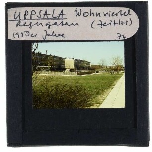 Uppsala, Wohnhäuser in Regngatan