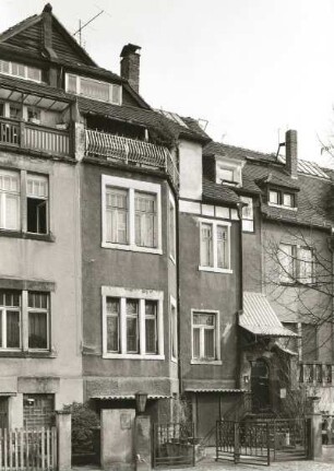 Dresden-Neustadt, Klarastraße 14. Wohnhaus (1903/1904). Straßenansicht