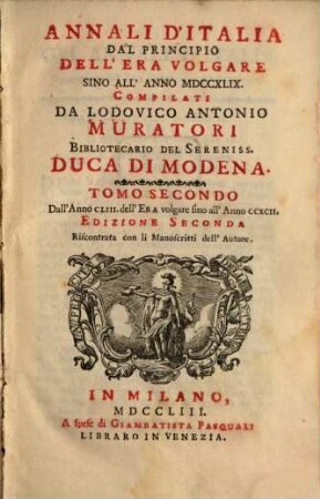 Annali D'Italia Dal Principio Dell'Era Volgare Sino All'Anno MDCCXLIX, 2. Dall'Anno CLIII. dell'Era volgare sino all'Anno CCXCII