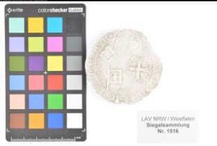 Siegler: Lügde, Stadt Überlieferungsart: Nachbildung. Stoff: Gips Farbe: ungefärbt Form: rund. Durchmesser: 59 mm Art: Typ: Umschrift: