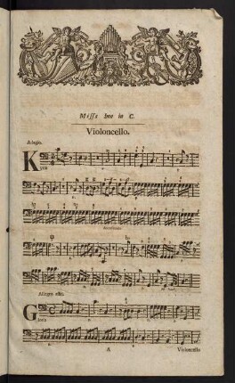 1-10, Missa I. in C. Violoncello.