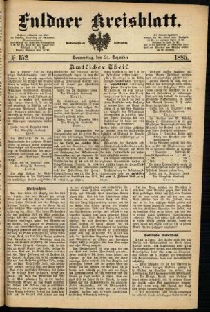 Ausgabe vom Donnerstag, den 24. Dezember 1885.