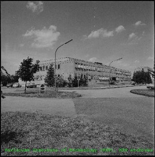 Außenansicht der Schule für Kerntechnik (SKT), von Südosten