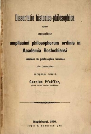 [De ortu et natura gentilium cum ex libris divinis, tum ex philosophia spectatis]