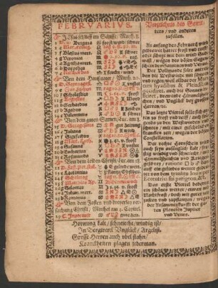 Februarius.