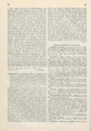 83-84 [Rezension] Die Geschichtschreiber der deutschen Vorzeit, 2. Gesammtausgabe ; 40 u. 51