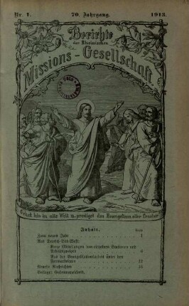 Berichte der Rheinischen Missions-Gesellschaft / 70.1913
