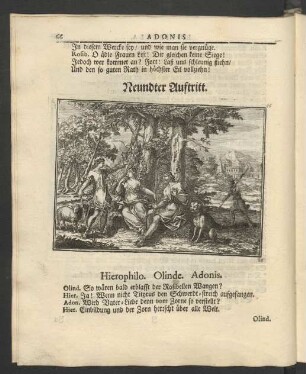 Neundter Auftritt. Hierophilo. Olinde. Adonis.