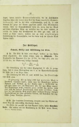 Der Erdkörper