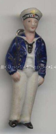 WHW-Abzeichen, Soldaten der Wehrmacht: Matrose, 5. Reichsstraßensammlung März 1938, durchgeführt von der SA, SS u.a.