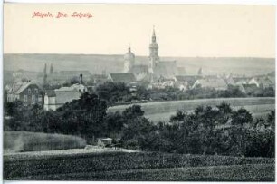 Mügeln. Blick auf Mügeln