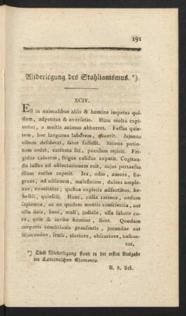Widerlegung des Stahlianismus.
