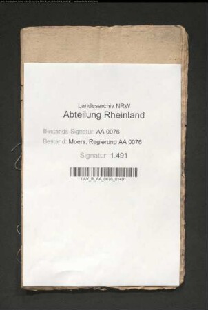 Testament der Maria Bondewein zu Bloemersheim